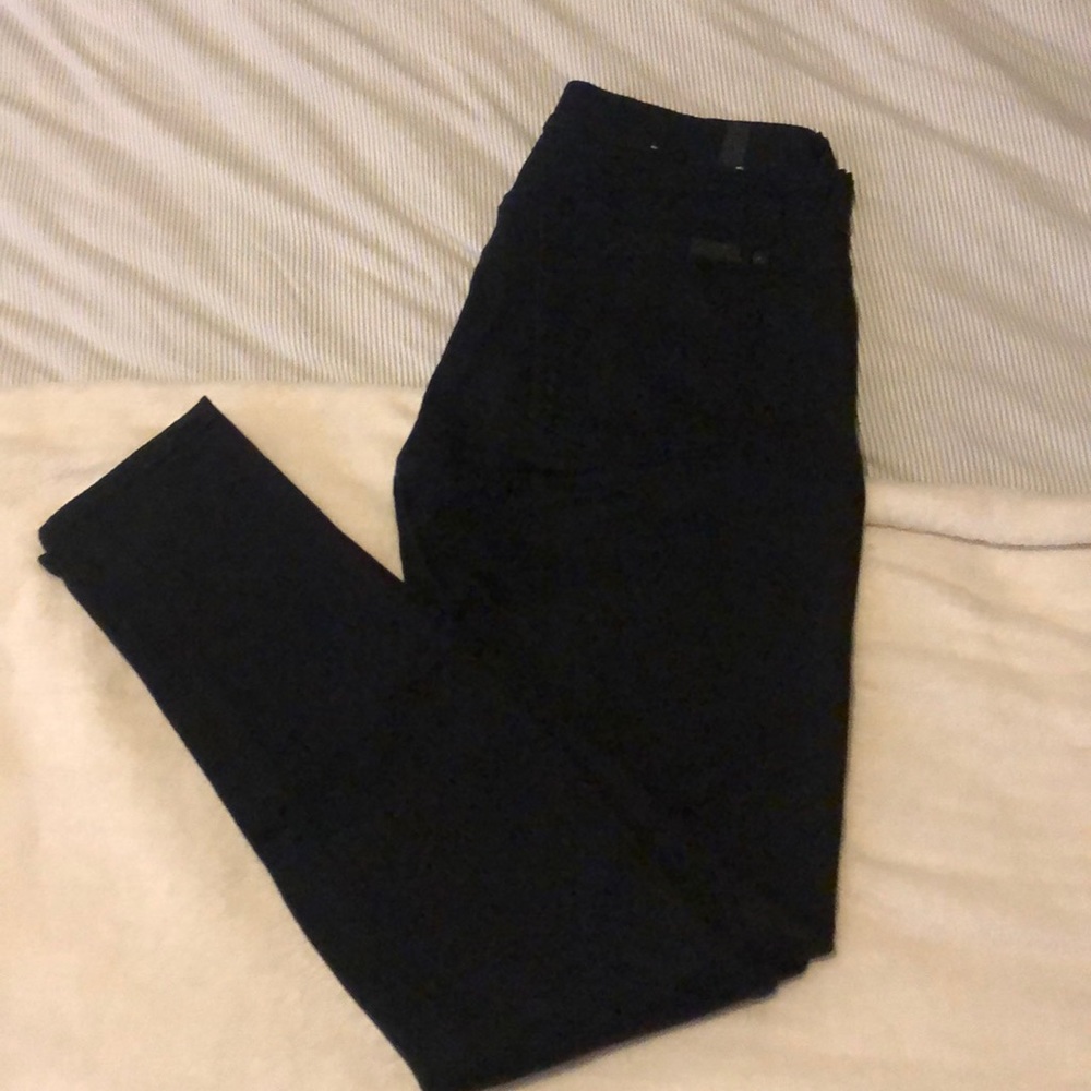 Seven for All Mankind black skinny jeans
